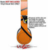 Picture of Skin Decal Wrap Compatible with Original Beats Solo HD Basketball (Headphones NOT Included)