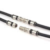 Picture of GTOTd Coaxial Cable (6 Feet) with RG6 Coaxial Cable Connector 1-Pack (F-Type Cable Extension Adapter) Black Coax Satellite TV 75 Ohm Cable ¡­