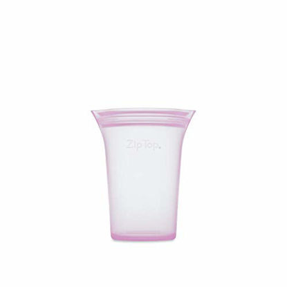 Picture of Zip Top Reusable 100% Platinum Silicone Containers - Small Cup - Lavender