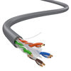 Picture of Dripstone Cat6 1000-Feet Premium UTP Solid Cable 23AWG LAN Network Ethernet RJ45 Wire, Gray (600005)