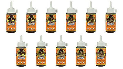 Picture of Gorilla Original Waterproof Polyurethane Glue, 4 ounce Bottle, Brown, (Pack of 11)
