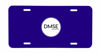 Picture of DMSE Wholesale Blue Blank Metal Aluminium Automotive License Plate Plates Tag for Custom Design Work - 0.025 Thickness/0.5mm - US/Canada Size 12x6 (Blue)