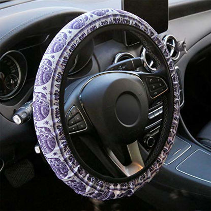 GetUSCart- YR Universal Steering Wheel Covers, Cute Car Steering Wheel  Cover for Women and Girls, Car Accessories for Women, Leopard