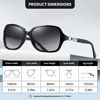 Picture of AOMASTE Retro Polarized Sunglasses for Women 100% UV400 Protection Lens Driving Outdoor Eyewear