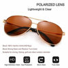 Picture of Polarized Aviator Sunglasses for Men and Women-100 UV Protection Mirrored Lens -Metal Frame with Spring Hinges