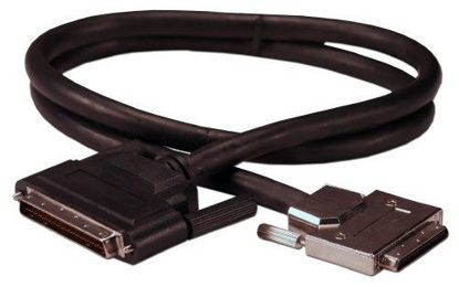 Picture of QVS 3ft Ultra320SCSI LVD VHDCen68 (.8mm VHDCI) Male to HPDB68 (MicroD68) Male Premium Cable