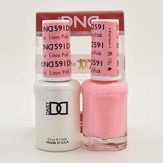 Picture of DND Gel Polish Linen Pink 591