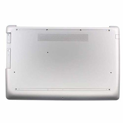 Picture of New Replacement for HP 17-by 17T-by 17-CA 17G-CR 17G-CS 17.3" Laptop Lower Base Bottom Case Cover Assembly Part L22508-001 6070B1308207 Natural Silver
