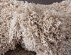 Picture of Unique Loom Solo Solid Shag Collection Modern Plush Taupe Runner Rug (2' 6 x 19' 8)