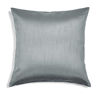 Picture of Aiking Home Solid Faux Silk Decorative Pillow Cover, Zipper Closure, 20 by 20 Inches, Charcoal