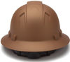 Picture of Pyramex Ridgeline Full Brim Hard Hat, 4-Point Ratchet Suspension, Copper Pattern