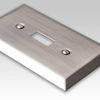 Picture of Amerelle Century Double Blank Steel Wallplate in Brushed Nickel