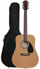 Picture of Fender FA-115 Dreadnought Acoustic Guitar - Natural Bundle with Fender Play Online Lessons, Gig Bag, Tuner, Strings, Strap, Picks, and Austin Bazaar Instructional DVD