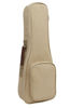 Picture of HOT SEAL 10MM Leather Handles Thick Durable Colorful Ukulele Case Bag with Storage (21in, Beige)