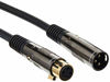 Picture of Monoprice 104752 Premier Series XLR Male to XLR Female & Premier Series XLR Male to XLR Female - 15Ft - Black - Gold Plated | 16AWG Copper Wire Conductors [Microphone & Interconnect]