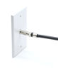 Picture of THE CIMPLE CO - Coaxial Cable Push on Connectors | 100 Pack | for Tight Corners and Hard to Reach Areas - F Type Adapter for Coax Cable and Wall Plates