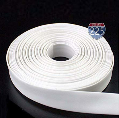 Picture of 20 FT 1/2" 13mm Polyolefin White Heat Shrink Tubing 2:1 Ratio