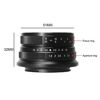 Picture of 7artisans 25mm F1.8 Manual Focus Fixed Lens for Sony E-Mount Cameras-APS-C (Black)