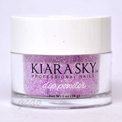 Picture of Kiara Sky Dip Powder, Purple Spark, 1 Ounce