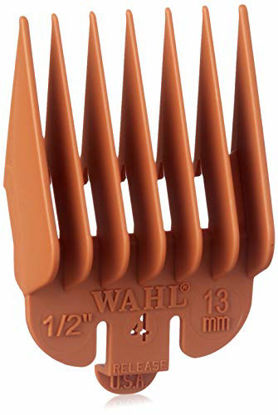 Picture of Wahl Professional Color Coded Comb Attachment #3144-1003 - Orange #4-1/2" (13 mm) - Great for Professional Stylists and Barbers
