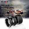 Picture of Viltrox Metal Mount Auto Focus AF Macro Extension Tube Ring Set 12mm,20mm,36mm for Canon EF EF-S Lens DSLR Camera 760D 700D 80D 70D 5DII 5DIII 1300D