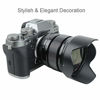 Picture of Foto&Tech Soft Shutter Release Button Compatible with Fuji X-T20 X-T10 X-T3 X-T2 X-PRO2 X-PRO1 X100F X100T X100S X30 X-E2S X-E3 X-E2/Sony RX1RII RX10 IV III II/Lecia M10 M9/Nikon Df F3 (3PC, Black)