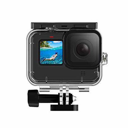 Picture of FINEST+ Waterproof Housing Case for GoPro Hero 9 Black Diving Protective Housing Shell with Bracket Accessories for Go Pro Hero9 Action Came