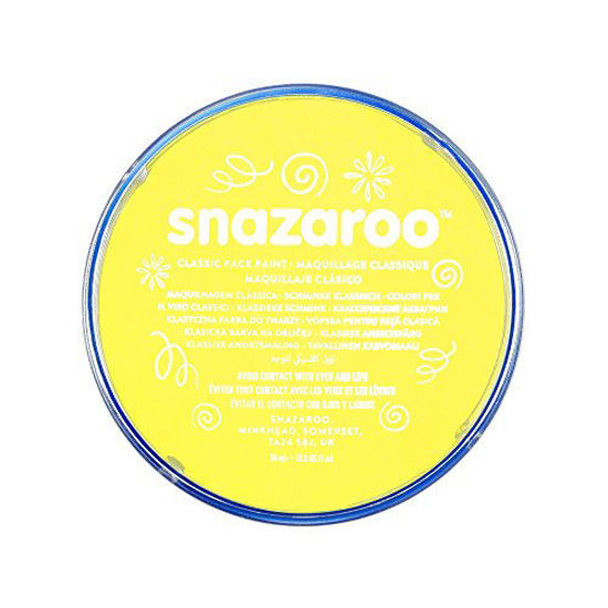 Picture of Snazaroo Classic Face and Body Paint, 18ml, Pale Yellow