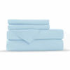 Picture of BASIC CHOICE Hypoallergenic Brushed Microfiber Bed Sheet Set, Sky Blue, Twin, 3 Pieces