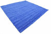 Picture of Unique Loom Solo Solid Shag Collection Modern Plush Periwinkle Blue Square Rug (8' 2 x 8' 2)