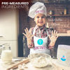 Picture of Baketivity Kids Baking DIY Activity Kit - Bake Delicious Cinnamon Buns with Pre-Measured Ingredients - Best Gift Idea for Boys and Girls Ages 6-12 - Includes Free Hat and Apron