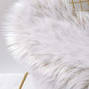 Picture of Ashler Soft Faux Sheepskin Fur Chair Couch Cover Area Rug Bedroom Floor Sofa Living Room Light Beige Round 3 x 3 Feet