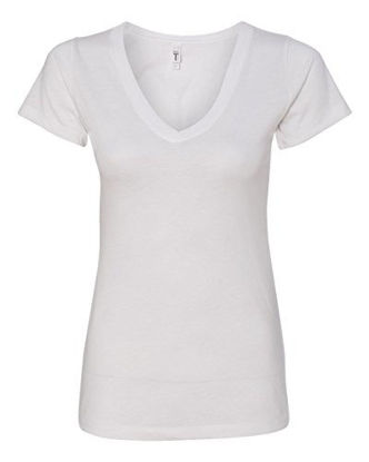 Picture of Next Level Womens The Ideal V (1540) -WHITE -M