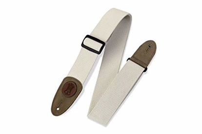 Picture of Levy's Leathers MSSC8-NAT Signature Series Cotton Guitar Strap, Natural