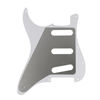 Picture of IKN SSS 11 Hole Strat Guitar Pickguard Tremolo Cavity Cover Backplate with Screws for Fender USA/Mexican Standard StratGuitar Part, 4Ply Gray Pearl