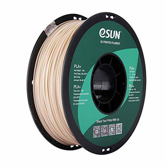 Picture of eSUN PLA PRO (PLA+) 3D Printer Filament, Dimensional Accuracy +/- 0.03 mm, 1 kg Spool, 1.75 mm, Bone White (Pantone 7507C)