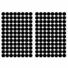 Picture of ZXUEZHENG Self-Adhesive Screw Hole Stickers,2-Table 96 in 1 Self-Adhesive Screw Covers Caps Dustproof Sticker 15mm Black