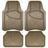 Picture of Armor All 78848 Tan Rubber Interior Floor Mat, 4 Piece