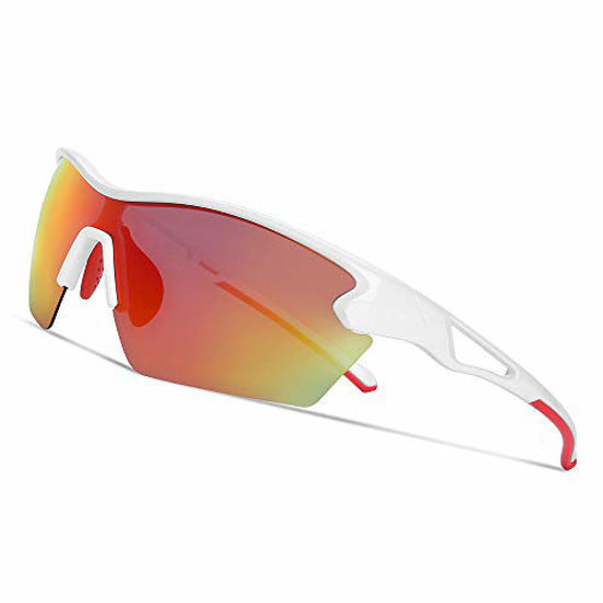 Polarized Sports Sunglasses for Men Women Youth Baseball Cycling