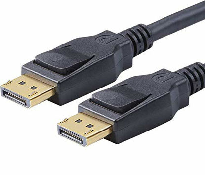 Picture of Kablink 8K DisplayPort to DisplayPort 1.4 Cable 10 ft, Display Port Cable 10ft, DP to DP Cable Cord with [1440P@144Hz, 1080P@240Hz, 4K@120Hz, 8K@60Hz] & HDR Support -Gold