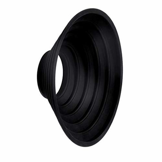 Picture of STSEETOP Camera Lens Hood Collapsible Reversible Filter Thread Rubber Digital Lens Hood DSLR Lens Cap Shade (for 70-90mm Lens)