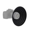 Picture of STSEETOP Camera Lens Hood Collapsible Reversible Filter Thread Rubber Digital Lens Hood DSLR Lens Cap Shade (for 70-90mm Lens)