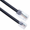 Picture of RJ11 to RJ45 Cable 3ft Ethernet Modem Data Telephone ASDL Patch Lead Broadband High Speed Internet Plug 6P4C to 8P8C Flat Network Extension Cord Compatible with Modem, Router, Landline Wire (Black)