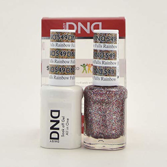Picture of DND Gel and Matching Polish #549 Rainbow Falls