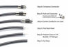 Picture of 10' Feet, Black RG6 Coaxial Cable (Coax Cable) with Connectors, F81 / RF, Digital Coax - AV, Cable TV, Antenna, and Satellite, CL2 Rated, 10 Foot