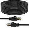 Picture of Cat6 Ethernet Cable, 100 Ft Pure Copper, UL Listed, LAN, Utp, Cat 6, RJ45, Network, Internet Cable - Black, 100 FT.