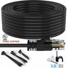 Picture of Cat6 Ethernet Cable, 100 Ft Pure Copper, UL Listed, LAN, Utp, Cat 6, RJ45, Network, Internet Cable - Black, 100 FT.