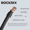 Picture of ROCKRIX 4 Gauge Black 25ft Amplifier Amp Power/Ground Wire Soft Touch Cable