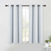 Picture of NICETOWN Room Darkening Curtain Panels for Bedroom -Easy-Care Solid Thermal Insulated Grommet Room Darkening Draperies / Drapes (2 Panels, 42 by 54, Platinum-Greyish White)