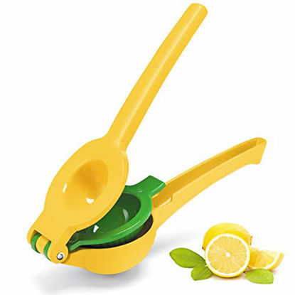Picture of Manual Juicer Lemon Lime Squeezer,Metal Juicer Citrus Squeezer Press,Professional Hand Juicer Kitchen Tool(2-in-1)